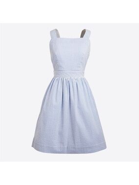 J. Crew Seersucker apron dress